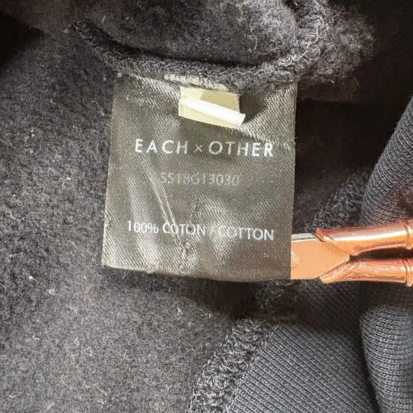 Each x Other Paris Unisex Black Soft Everyday Comfort Stylish Hoodie Size Small - Picture 12 of 15